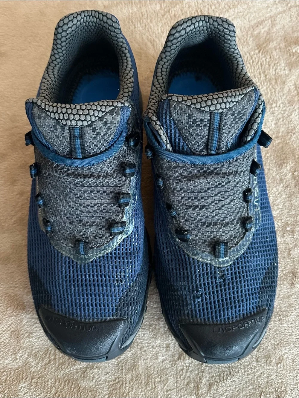 La Sportiva Wild Cat Trail Running Hiking Shoes Men's US 10 Blue Ankle Height